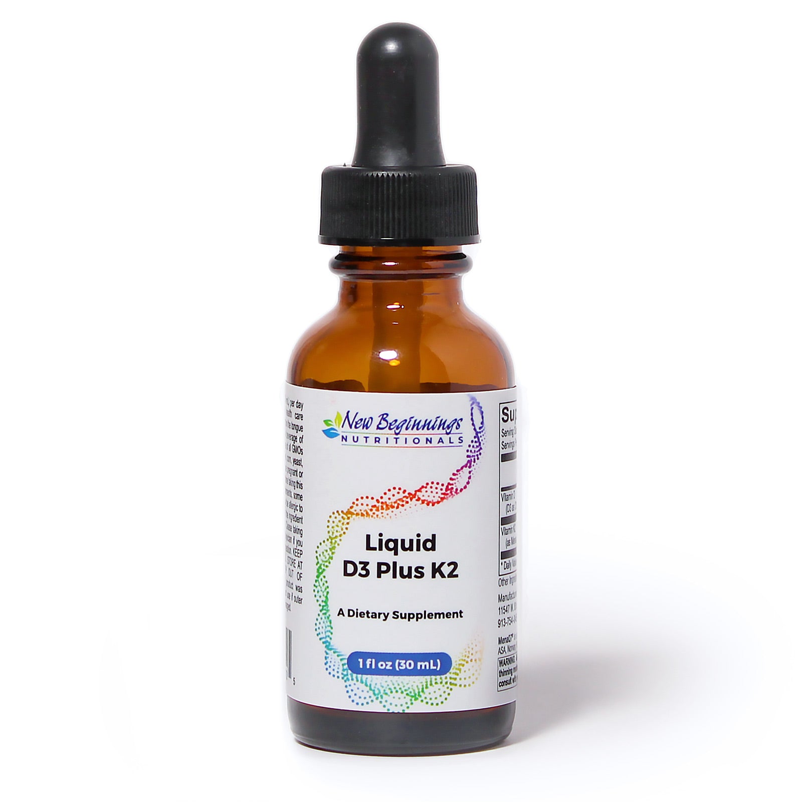 Liquid Vitamin D3 with K2, 30 ml